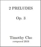 2 Preludes piano sheet music cover